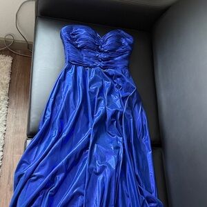 Dave & Johnny Royal Blue Prom Dress